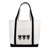 PURE Design R0041 Luxe Canvas Tote - Flowers