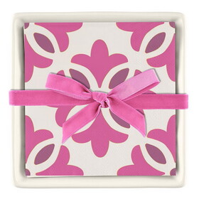 Tablesugar Ceramic Napkin Tray + Napkins - Moroccan Tiles