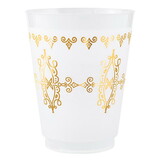 Tablesugar R0082 Frost Cups - Moroccan Pattern - Set of 8