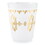 Tablesugar R0082 Frost Cups - Moroccan Pattern - Set of 8