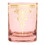 Tablesugar DOF Rocks Glass - Pink with Gold Foil