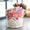 Tablesugar Large Canvas Storage Tote - Flower