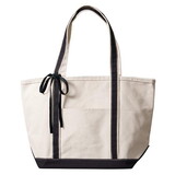 PURE Design R0126 Bow Luxe Canvas Tote - Medium