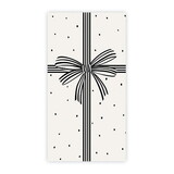 PURE Design R0144 Paper Guest Napkins - Black Bow