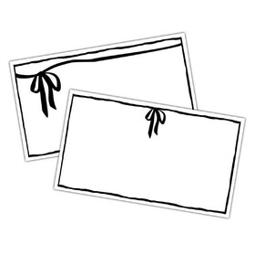 PURE Design Bow Place Cards - Set of 36