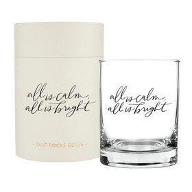 Tablesugar DOF Rocks Glass - All Is Calm