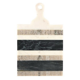 PURE Design Stripe Marble Board with Handle