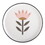 Tablesugar R0158 Ceramic Appetizer Plates - Flower - Set of 4