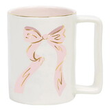 Tablesugar Gold Foil Organic Mug - Pink Bow