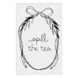 Sippin' Pretty Tea Towel - Spill the tea