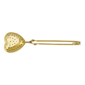 Sippin' Pretty Gold Heart Strainer