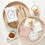 Sippin' Pretty R0198 Ceramic Dessert Tray