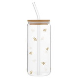 Sippin' Pretty Glass Cold Brew Tumbler - Bee