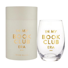 Sippin' Pretty Stemless Wine Glass - In My Book Club Era