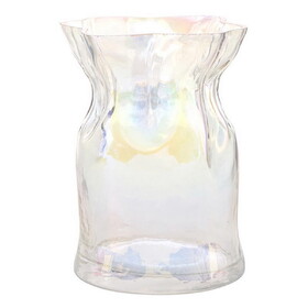Sippin' Pretty Luster Glass Cinched Bud Vase