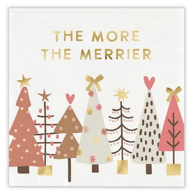 Holiday R0257 Cocktail Napkins - The More The Merrier