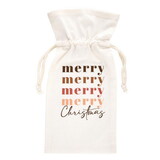 Holiday Wine Bag - Merry Christmas