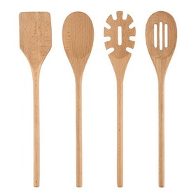 Face to Face R0336 Face to Face Wood Utensil Set - Home Made - Set of 4