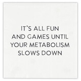 Face to Face Paper Cocktail Napkins - Fun and Games