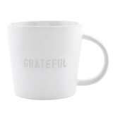 Face to Face Ceramic Coffee Mug - Grateful
