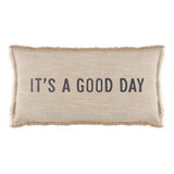 Face to Face R0379 Face to Face Lumbar Pillow - It's A Good Day