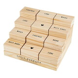 Wedding R0462 Wedding Link Chain Charm Necklace Filled Display