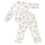 Bella R0671 Long Sleeve PJ Set - Flax Bow