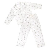 Bella R0673 Long Sleeve PJ Set - White Rings