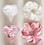 Bella Large Diamond Ornament Satin Rhinestone Scrunchie - Ivory