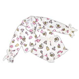 Bella R0741 Cropped PJ Set + Velvet Ties - Perfume Bottles