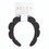 Bella Plush Spa Headband - Black
