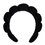 Bella Plush Spa Headband - Black