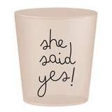 Wedding Frost Shot Cups - She Said Yes! - Set of 10