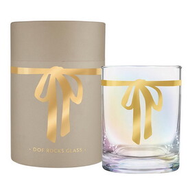 Tablesugar DOF Rocks Glass - Gold Bow