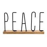 PURE Design Wood Sign - Peace