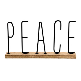 PURE Design Wood Sign - Peace