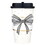 PURE Design R0998 Paper To-Go Cup Sets - Striped Bow