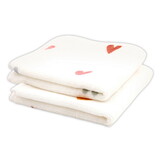Stephan Baby Washcloth Set - Hearts