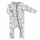 Stephan Baby R1430 Cozy Romper with Ruffles - Floral