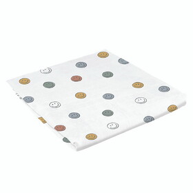 Stephan Baby R1468 Swaddle Blanket - Smiley Faces