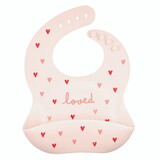 Stephan Baby R1482 Silicone Bib - Heart