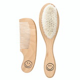 Stephan Baby Brush + Comb Set - Smile