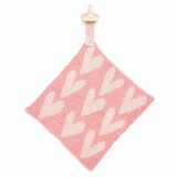 Stephan Baby R1530 Plush Pacifier Blankie - Hearts