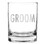 Wedding R1591 DOF Rocks Glass - Groom