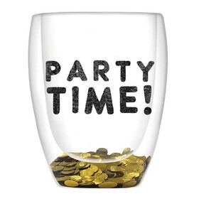 Slant R1695 Double-Wall Stemless Wine Glass - Party Time