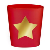 Slant Frost Shot Cups - Gold Star