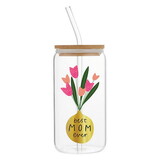 Slant Glass Tumbler - Best Mom Ever