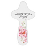 Heartfelt Handheld Cross - Her Children Rise Up