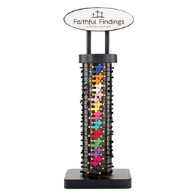 Kingdom Jewelry R1952 Stone Tie Bracelets Filled Display (24 pcs)