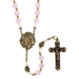 Creed R2133 Pink Opal Healing Waters Rosary